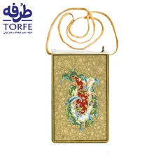 کیف موبایل و گذرنامه - طرح بته جقه اثر استاد بدرالسما